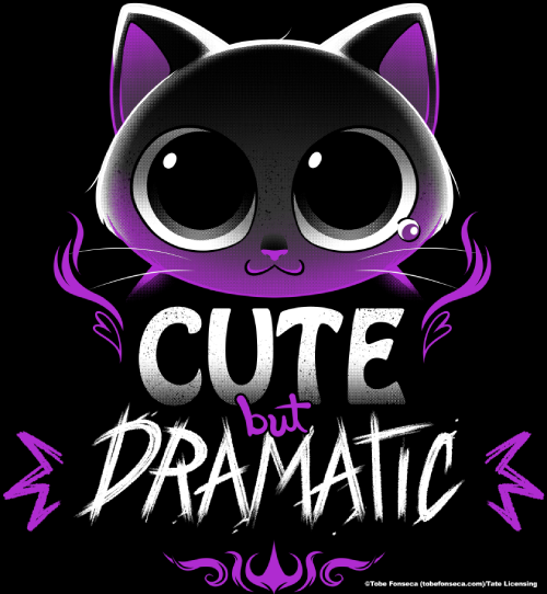 (image for) Cute but Dramatic Cat T-Shirt